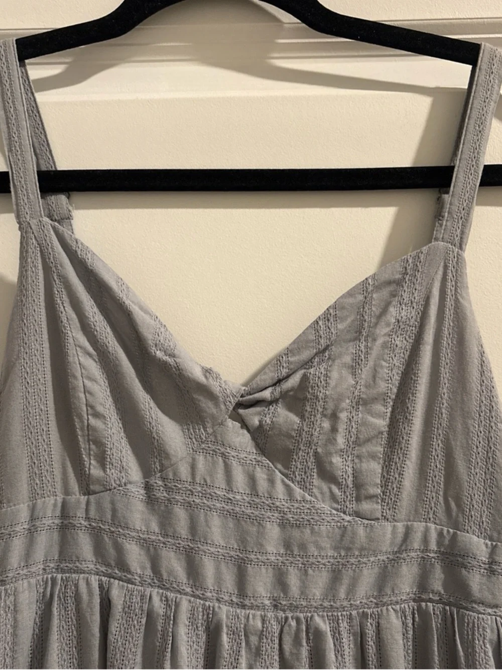 Gentle Fawn Shae Front Twist Maxi Dress Gray size XS - Picture 3 of 8